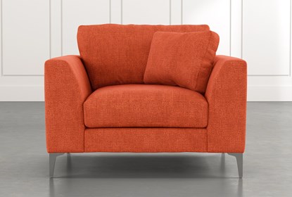 Loft Orange Arm Chair | Living Spac