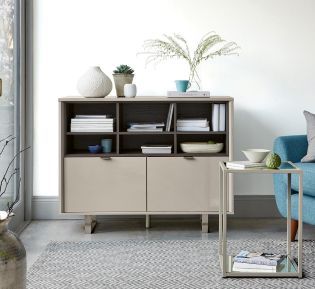 Buy Logan Taupe Small Sideboard from the Next UK online shop .