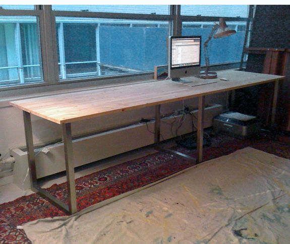 My Desk | Diy furniture cheap, Ikea diy, Long de