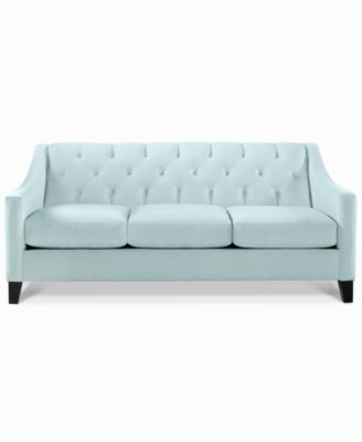 Chloe Velvet Tufted Sofa, Only at Macy's $499.00 Classic tufting .