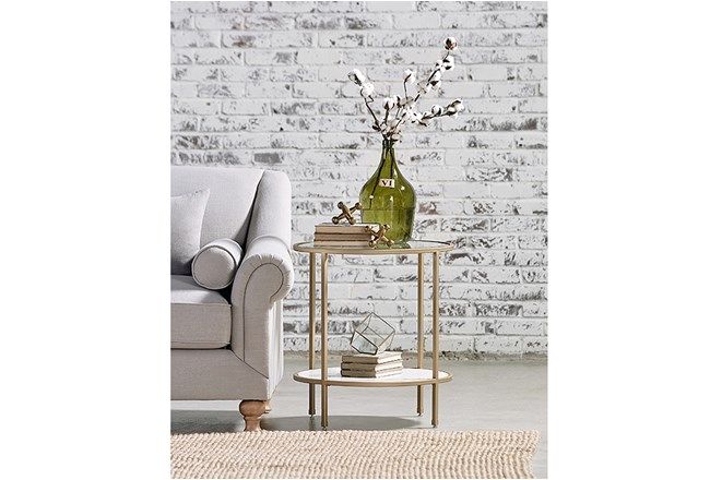 Magnolia Home Ellipse End Table By Joanna Gaines - 360 | Magnolia .