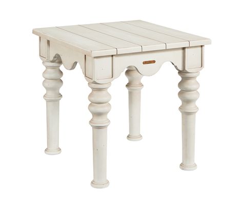 Magnolia Home by Joanna Gaines Farmhouse Scallop Side Table .
