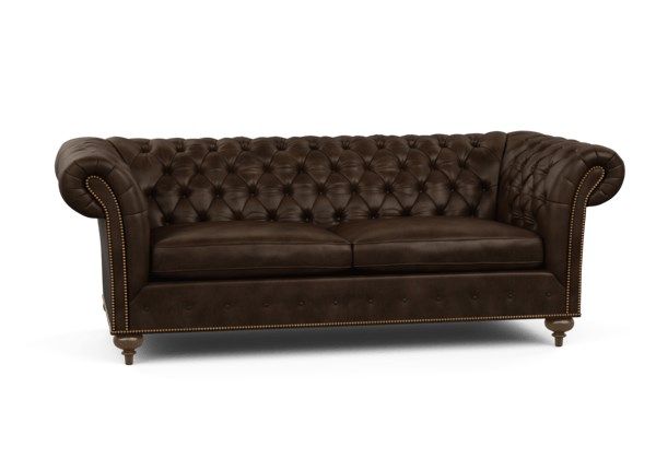 Mansfield Leather Sofa | Leather sofa, Love seat, So