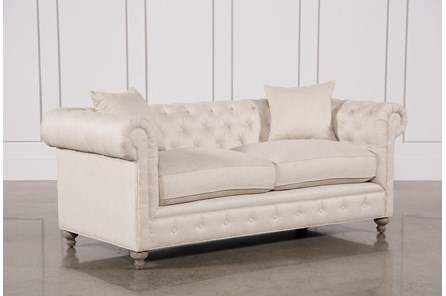 Mansfield 86 Inch Beige Linen Sofa (With images) | Couch and .