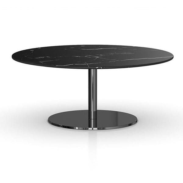 Modloft Bleecker Coffee Table in White/Black Marble – Modish Sto