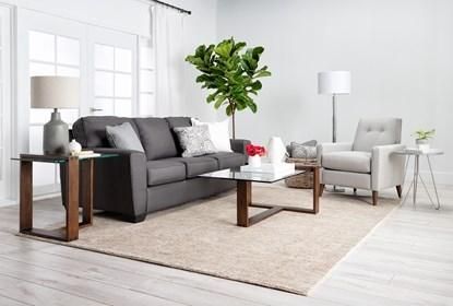Ashley Mcdade Graphite Sofa - Grey - $295 | Simple living room .