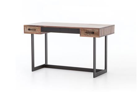 Otb Mikelson Desk - Main | Wood desk, Reclaimed wood desk, Wood .