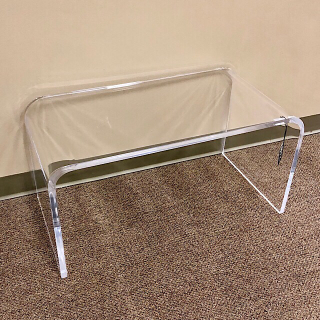 Modern Clear Acrylic Coffee Table | Consign To Design, L