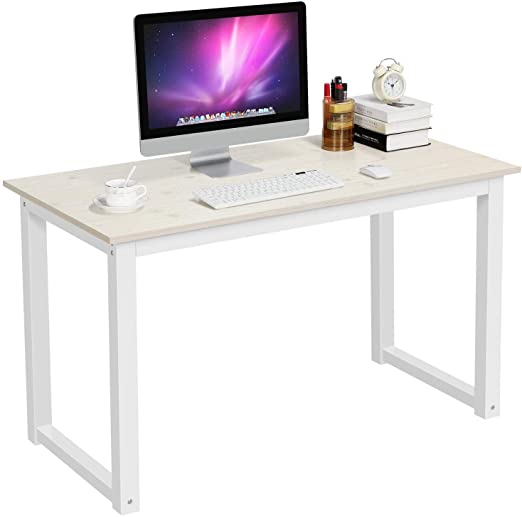 Amazon.com: YAHEETECH Modern Computer Desk Writing Study Table .