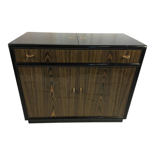 1960s Mid-Century Modern Woodencand Brass Server/Sideboard | Chairi