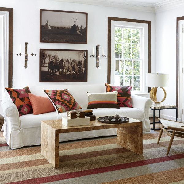 Oslo Burl Wood Veneer Coffee Table | Living room sofa desi