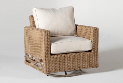 Sebastian Outdoor Swivel Chair | Living Spac