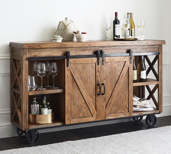 Parrish Bar Cabinet | Home bar cabinet, Bar furniture, Home bar .