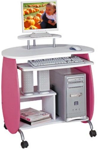 Techni Mobili RTA-Q203PW Kid's Pink and White Compact Computer .