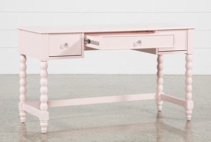 Madison Pink Desk With USB | Living Spac