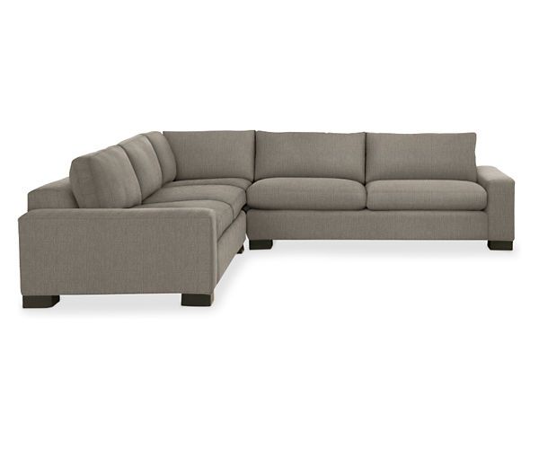 Room & Board - Townsend L-Shaped Sectional 116x116" | Living room .