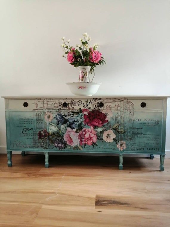 Handpainted large sideboard (With images) | D