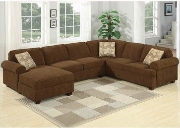 AC Pacific Furniture - Linda Sectional - Lin1882 - traditional .