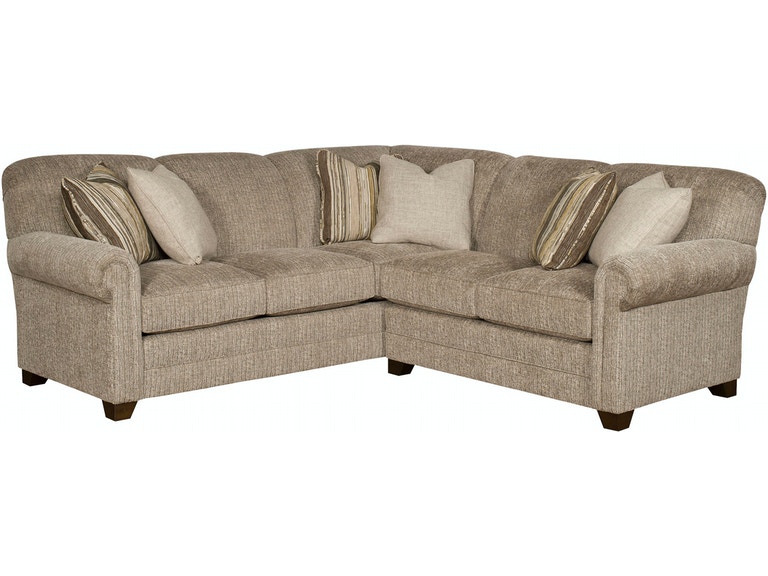 King Hickory Living Room Annika Sectional 3800-62-73 - Ivy .