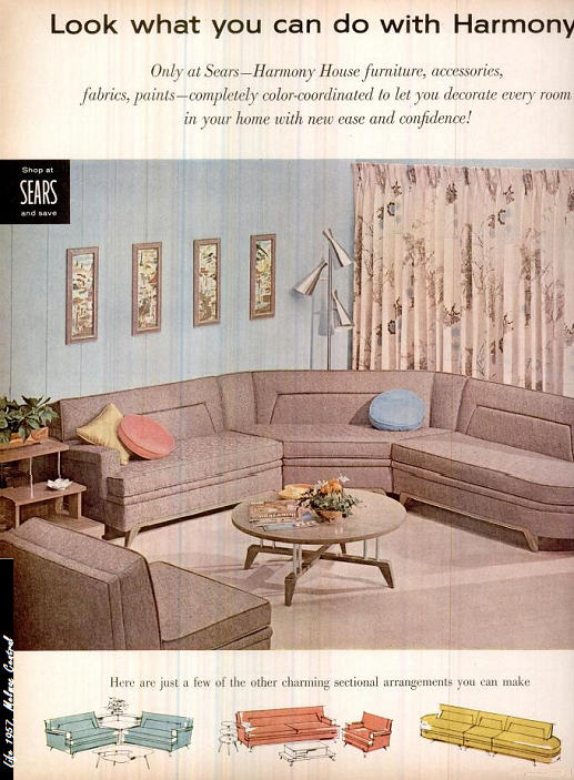 Harmony House : Sears Melmac | Harmony house, Retro living rooms .