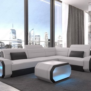 Modern Fabric Sectional Sofa Seattle Led Small Best Sofas Costco .