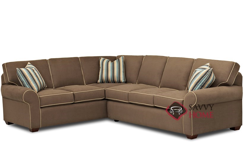 Seattle Fabric Sleeper Sofas True Sectional by Savvy is Fully .