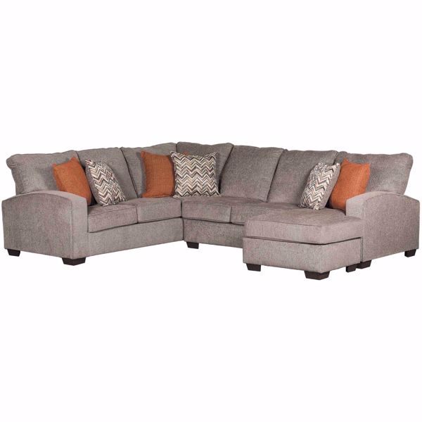 2PC Endurance Sectional w/RAF Chaise | | Simmons Upholstery | AFW.c