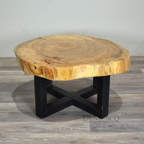 37+ trendy Ideas for tree trunk table base wood slices | Coffee .