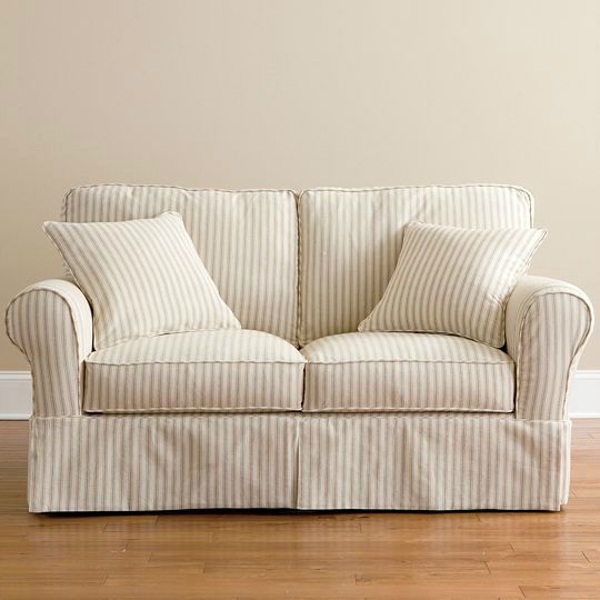 Slipcovers for Sofas and Loveseats | Slipcovered sofa, Love seat .