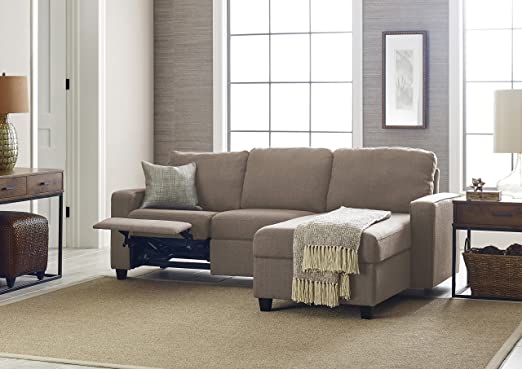Amazon.com: Serta Palisades Reclining Sectional Sofa with Right .