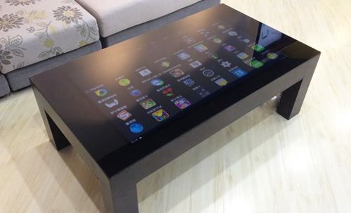 7.4LCT 4 Leg Capacitive Touchscreen Coffee Table | Smart table .