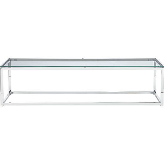 smart glass top coffee table | CB2 | Glass top coffee table, Smart .