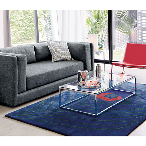 smart glass top coffee table in accent tables | CB2 | Coffee table .