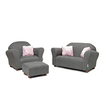 Amazon.com : Keet Plush Childrens Set, Sofa, Chair and Ottoman .