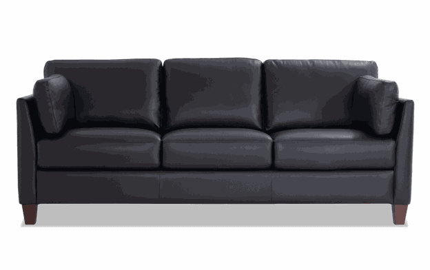 Antonio Black Leather Sofa, Chair & Ottoman | Bobs.c