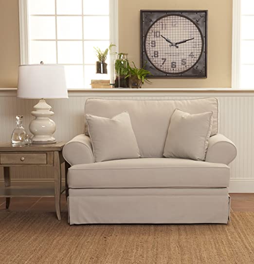 Amazon.com: Klaussner Furniture Westlyn Oversized Chair with Throw .