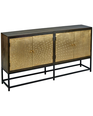 Get Ahold of Fantastic Deals on 80" Narrow Sideboard Brass (Gold .