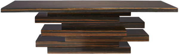 stack hi-gloss wood coffee table | Decori