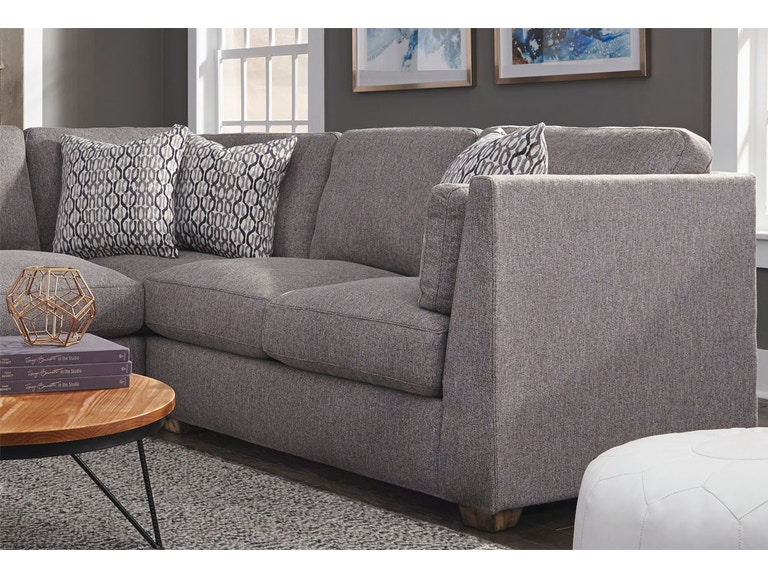 Franklin Living Room Right Arm Sofa 82150-Greystone - Tate .