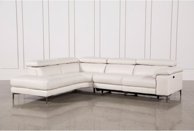 Tess 2 Piece Power Reclining Sectional W/Laf Chaise - 360 .