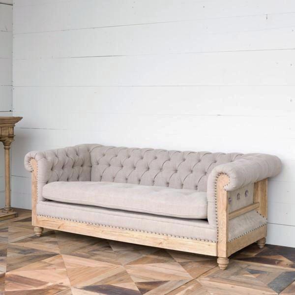 Turner Tufted Linen Sofa – Purple Rose Ho