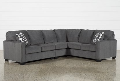 Turdur 3 Piece Sectional With Left Arm Facing Loveseat | Living Spac