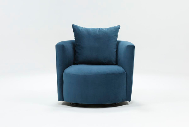 Twirl Swivel Accent Chair - Blue - $450 in 2020 | Accent chairs .