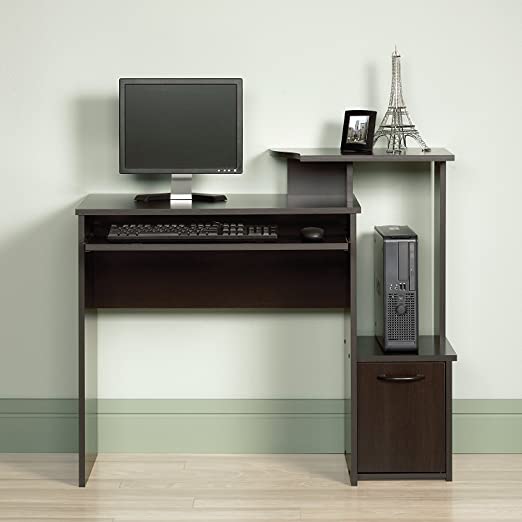 Amazon.com: Small Computer Desk Gaming Vertical PC Tower Shelf .