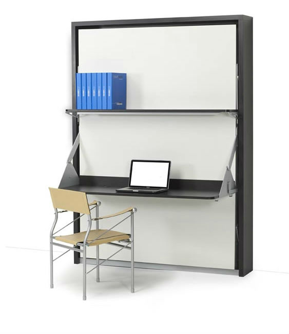 Vertical Italian Wall Bed Desk | Expand Furnitu