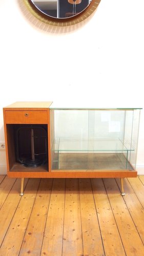 Vintage Sideboard with Glass Case From wRu, 1957 for sale at Pamo
