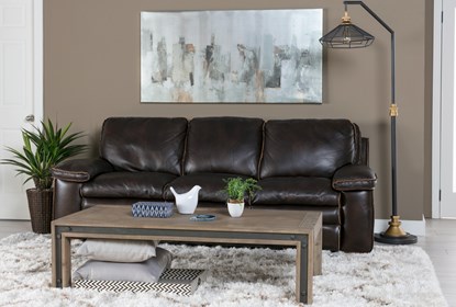 Walter Leather Sofa | Living Spac