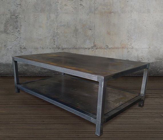 Welded Steel Two Tiered Table • Welded Steel • 1.5 tube steel .