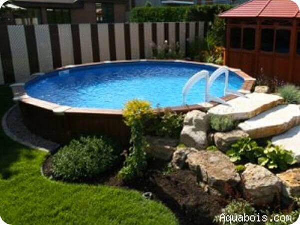 Basic Above-ground Pool Landscaping | InTheSwim Pool Bl