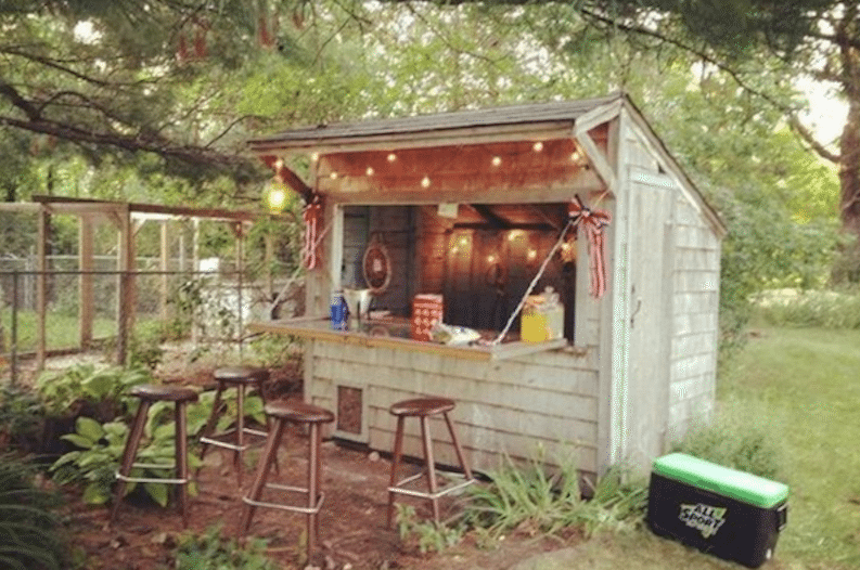 backyard bar shed — ooh la la mo